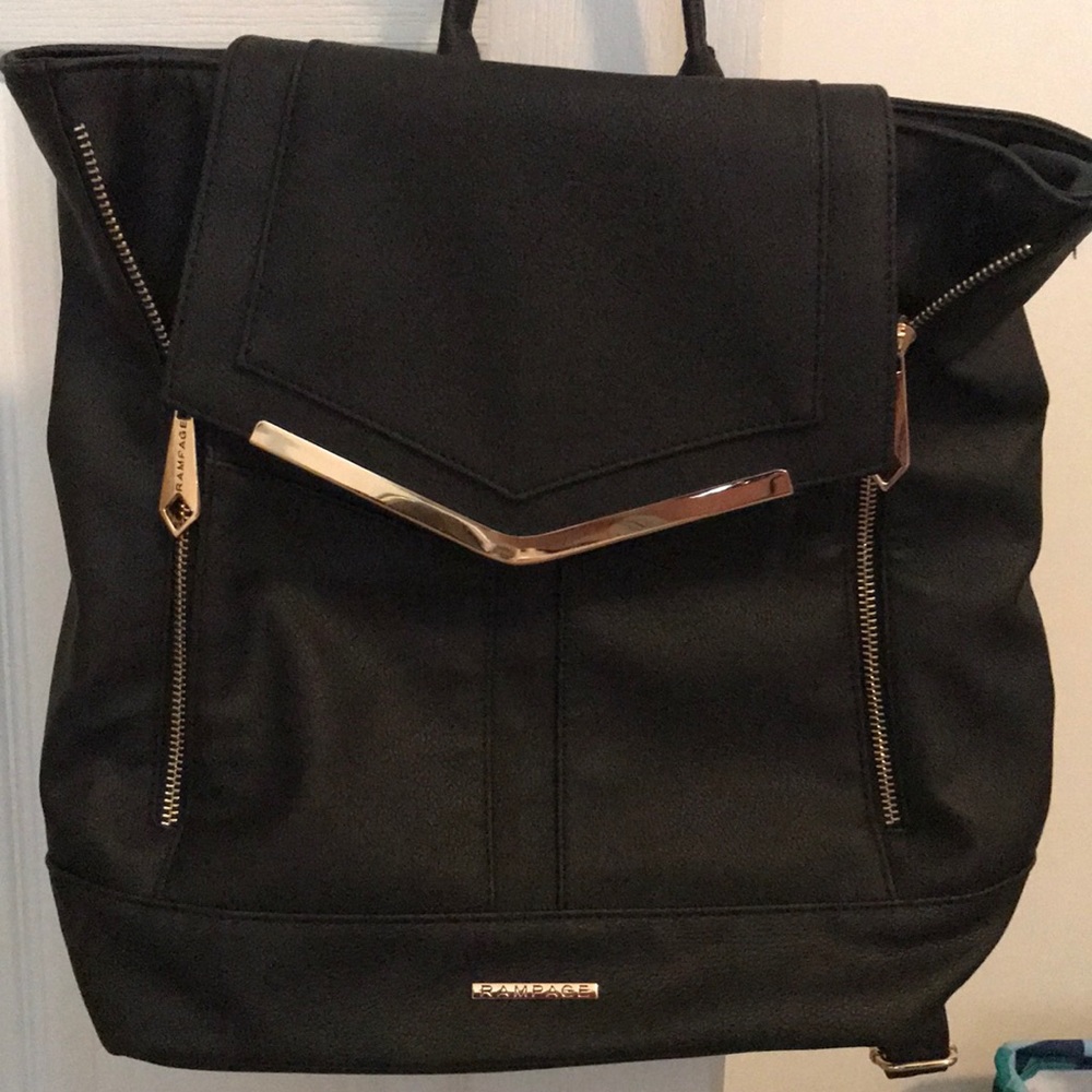 Black Backpack Purse - Picture 3 of 8